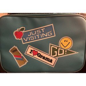 Vintage Suitcase Kids 1970s Just Visiting Excellent Inside